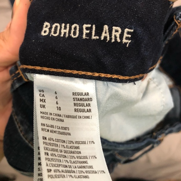 American eagle boho flare jeans - Picture 5 of 5